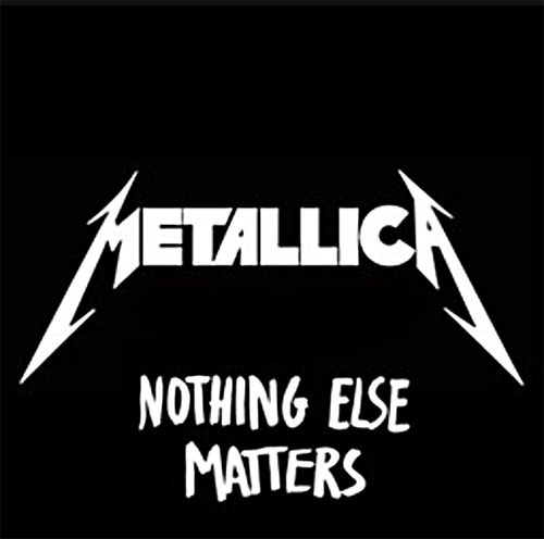 Album cover Metallica Nothing Else Matters